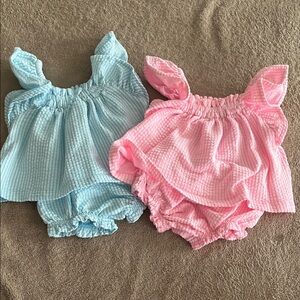 Garanimals Pink and Blue Diaper Cover Set
